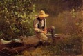 The Whittling Boy Realism painter Winslow Homer